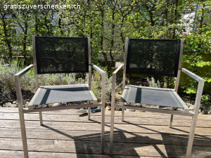 2 Garten Stühle. 2 Gartenstühle zu verschenken. Abholen in Frauenfeld.