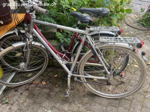 2 Villiger Velos. 2 ältere Villiger Velos zum Aufbereiten.  Diverse Teile (Reifen etc. ) müssen wahrscheinlich ersetzt werden. 

Bitte schnellstmöglich abholen ?