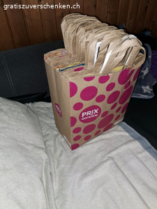 25 Papiertaschen zu verschenken