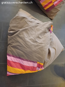 2x Sitzsack. ca 80x80 cm, inhalt styroporchügeli, innensack, mit Klettverschluss. gebraucht, tierfreier Haushalt
abzuholen in 3315
