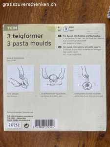 3 Pasta-Teigformer TCM