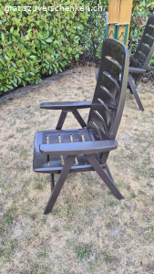 3 Stk Kettler Gartenstühle. Mit Kissen