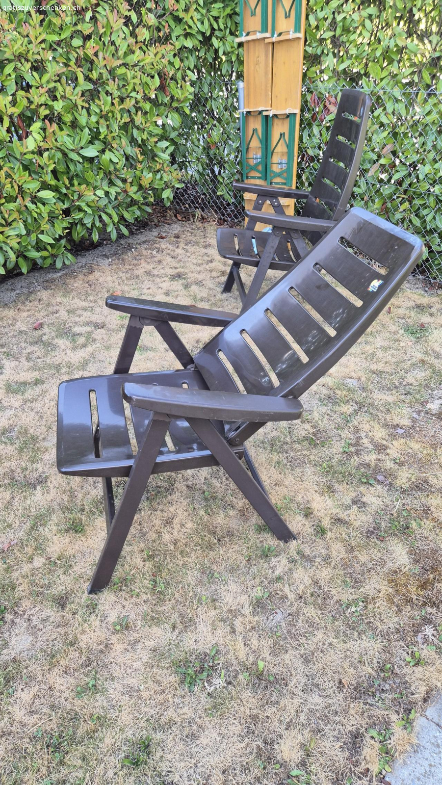 3 Stk Kettler Gartenstühle. Mit Kissen