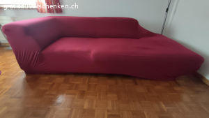 3er Teil eines Ecksofas. Gratis zu verschenken; der 3er Teil eines gut erhaltenen Stoffsofas, Farbe grau, es gibt einen neuen, roten Stoffbezug dazu. Muss bei mir abgeholt werden. Masse: B 233 cm
T 107 cm
Für den Transport braucht es einen Bus, Anhänger, o.ä.
Adresse zum Abholen:
Gumpelsfahr 6 
6042 Die teil
ACHTUNG: DIE ADRESSE AUF GOOGLE MAPS IST FALSCH!