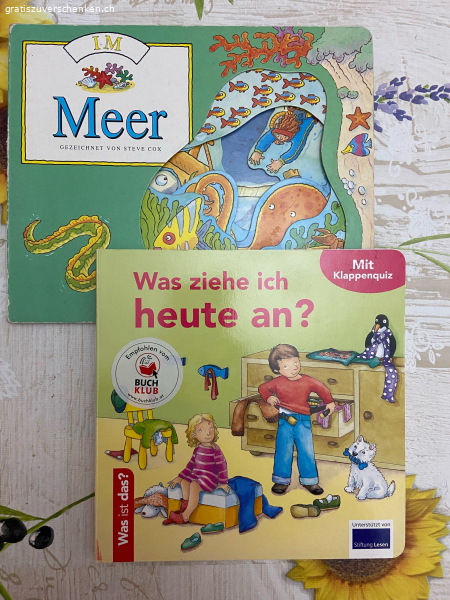 4 Bilderbücher und 1 Babybadetuch