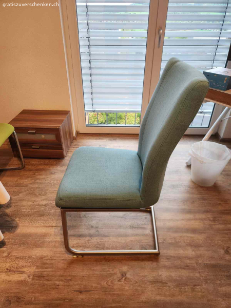 4 Stoff Swing Stühle