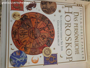 Astrologie Parkers / Julia & Derk Parker Erstausgabe. Spielerisches Astrologie Lehrbuch mit Vielen Anleitungen, Deutungen und Tabellen inkl. Ephemeriden. Sehr schöne in Farbe gehaltene Anleitung von A-Z zum selber basteln, errechnen und Deuten. Ein sehr ausgefeiltes Lehrbuch für Astrologie Begeisterte, Standardwerk und ohne viel Technik Schnick Schnack. Mit den Händen selber erarbeiten ergibt ein sehr gutes Grundverständnis. Wollten Sie schon immer wissen wie die eigen Kinder ticken, die Freunde und Bekannte? Auch zur Selbst Erkenntnis gut geeignet. Auch wenn heute vieles online möglich ist, handgefertigt ist ein Abenteuer. Bitte nur Anfragen mit Abholbestätigung und Kommunikation über gratis zu verschenken, damit ich antworten kann.