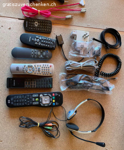 Audiokabel Fernbedienung Netzanschluss
