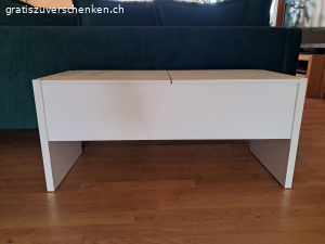 Aufklappbare Garderobensitzbank