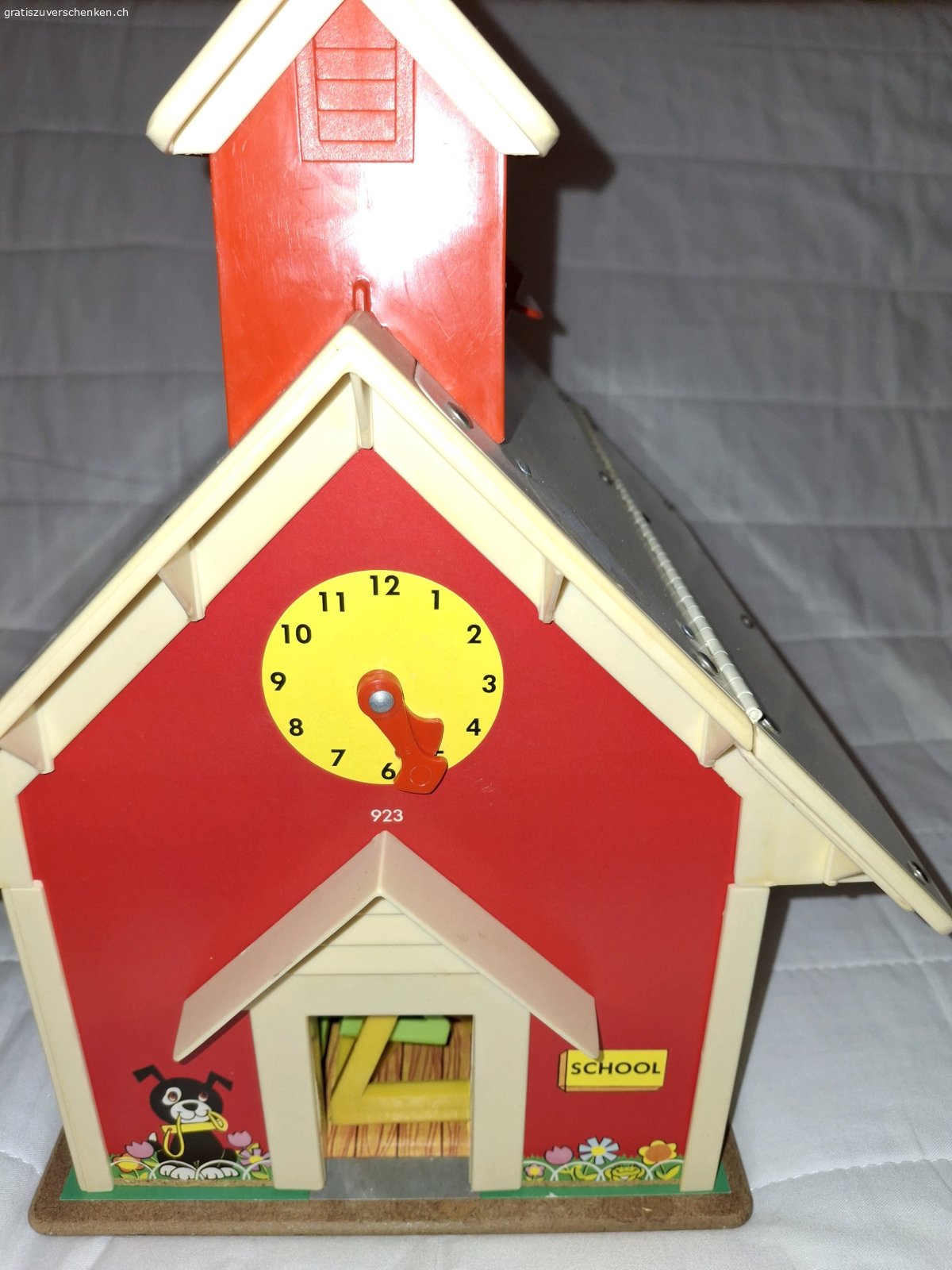 Autogarage und Schule. Fisher Price, gebraucht