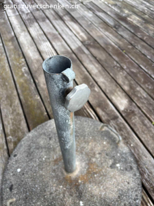 Betonsockel für Sonnenschirm