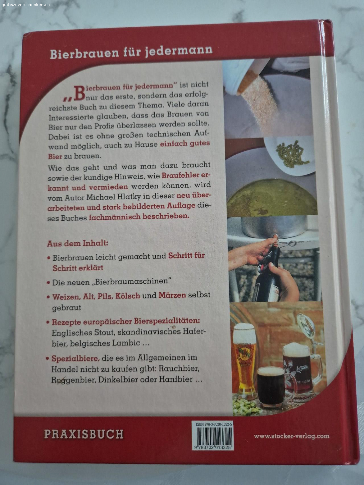 Bierbrauen zu verschenken. Nicht neu, jedoch neuwertig.
