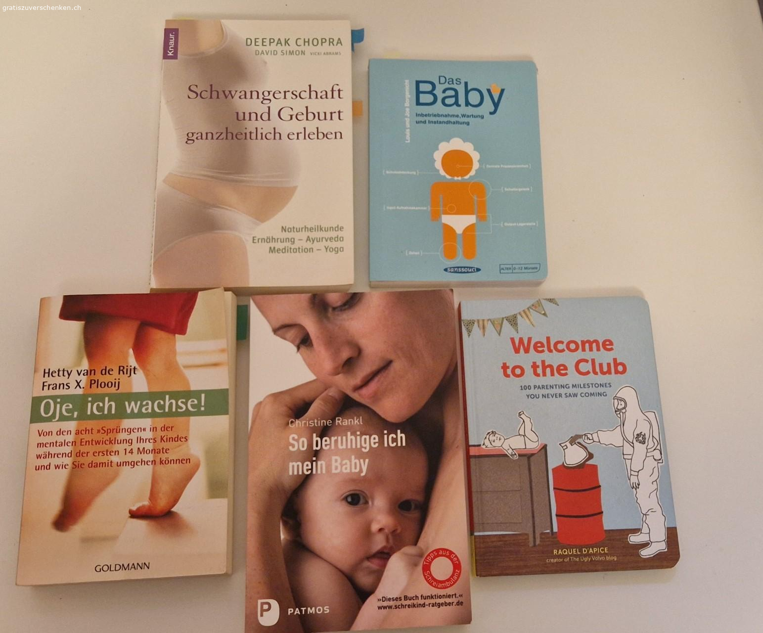 Bücher. Zum. Thema Schwangerschaft, Geburt und Erziehung.