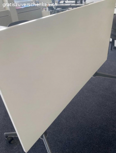 Bürotisch klappbar mit Rollen