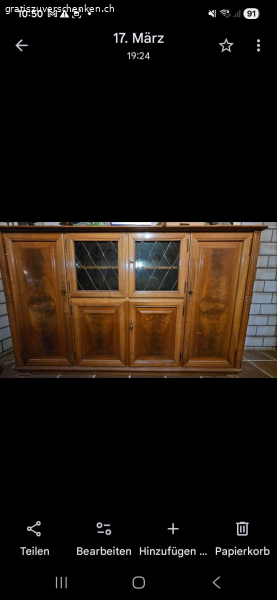 Buffet aus Massivholz