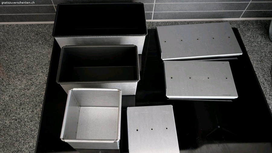 Cakeformen im Set zu verschenken
