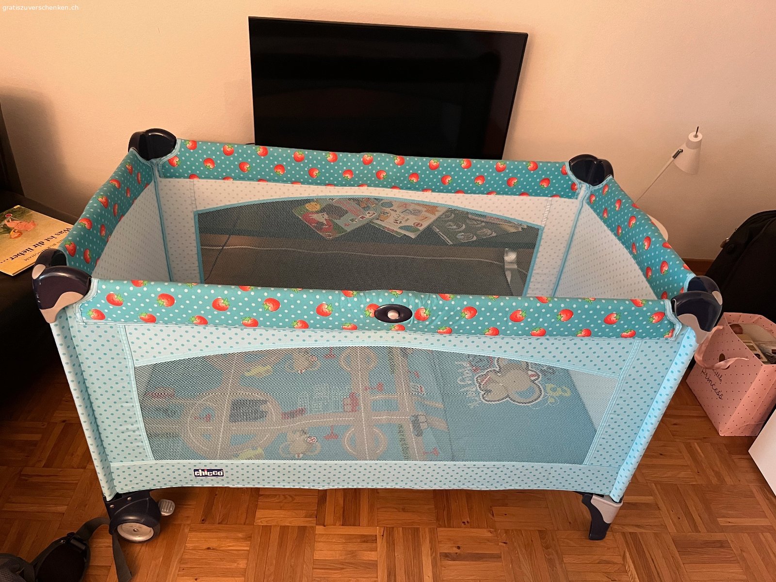 Chicco-Reisebett. Kinder-Reisebett zu verschenken für Kleinkinder bis ca.3 Jahre