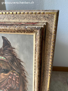 Das Pferd,Öl Malerei. Gratis zum verschenken!
Das Pferd, Öl Gemälde, 
ca. 55 cm zu 65 cm