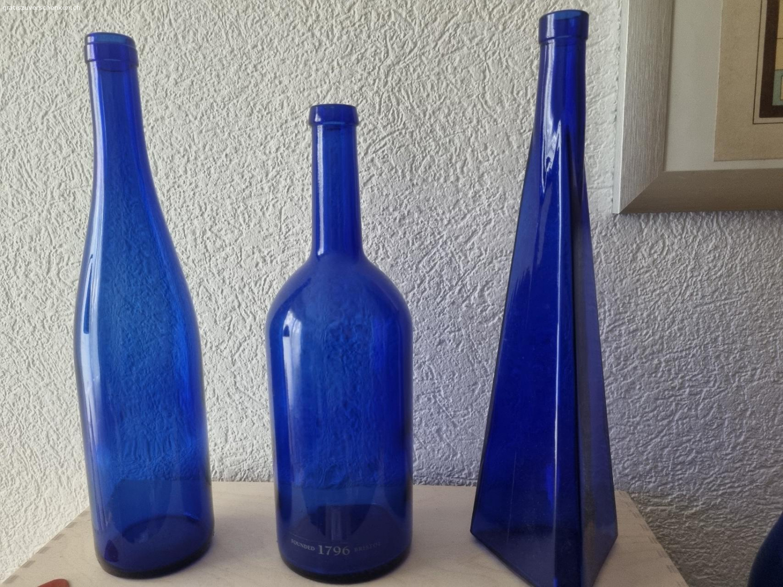 Deko Glasflaschen zu verschenken. 7 Stück,  einzeln oder zusammen,  nur Abholung