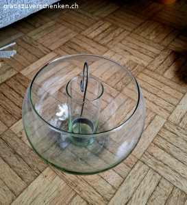 Deko Teelicht- Halter Glas