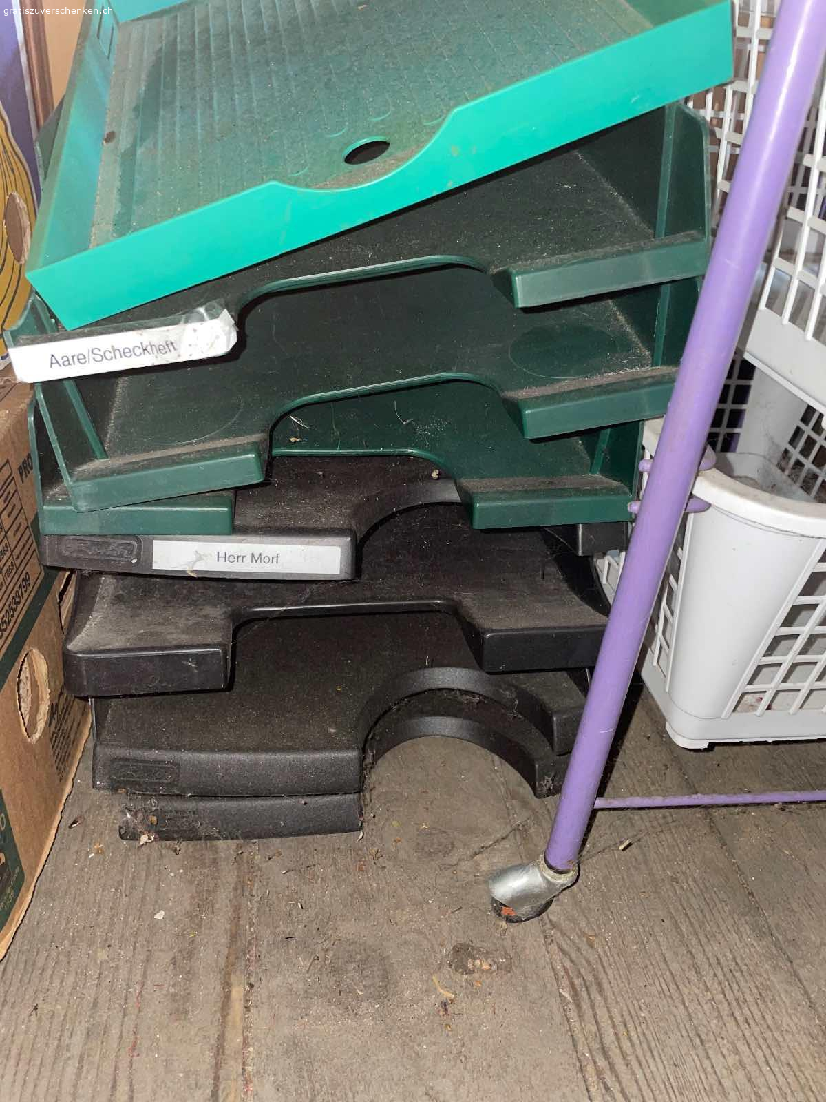 Div an Büro Artickel. Büro ablagefächer & Küchenwagen sg Abholung Auf Anfrage  Kein Versand!