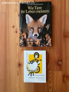 Diverse Bücher. Diverse Bücher gratis abzugeben. 

Harry Potter, Robinson Crusoe, We of the Never-Never: sind auf ENGLISCH
Harry Potter sind einige Wörter unterstrichen - hindert nicht beim lesen. 

Piri und die Katze - ist auf der 1. Seite ein Name eingeschrieben. 

Immer mit der Ruhe - fehlt die 1. Seite (war eine leere Seite mit einer Widmung). 

Bücher müssen abgeholt werden.