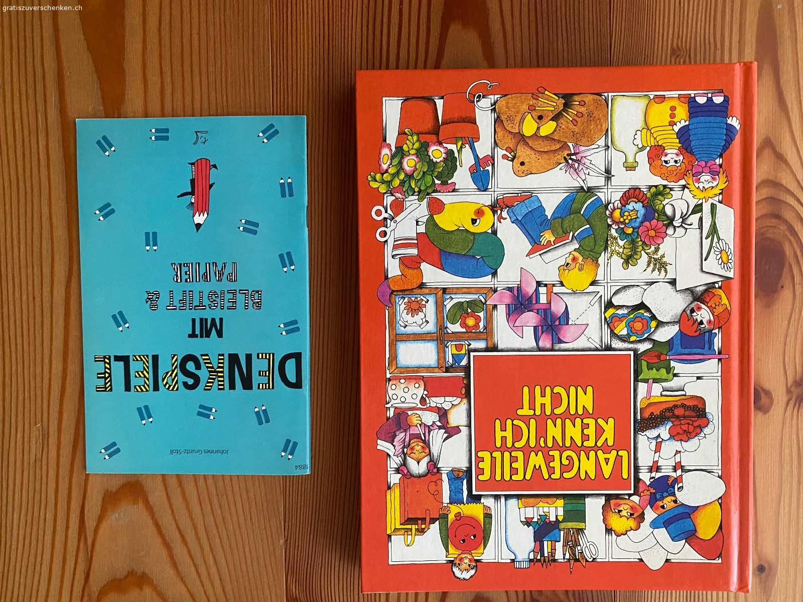 Diverse Bücher. Diverse Bücher gratis abzugeben. 

Harry Potter, Robinson Crusoe, We of the Never-Never: sind auf ENGLISCH
Harry Potter sind einige Wörter unterstrichen - hindert nicht beim lesen. 

Piri und die Katze - ist auf der 1. Seite ein Name eingeschrieben. 

Immer mit der Ruhe - fehlt die 1. Seite (war eine leere Seite mit einer Widmung). 

Bücher müssen abgeholt werden.