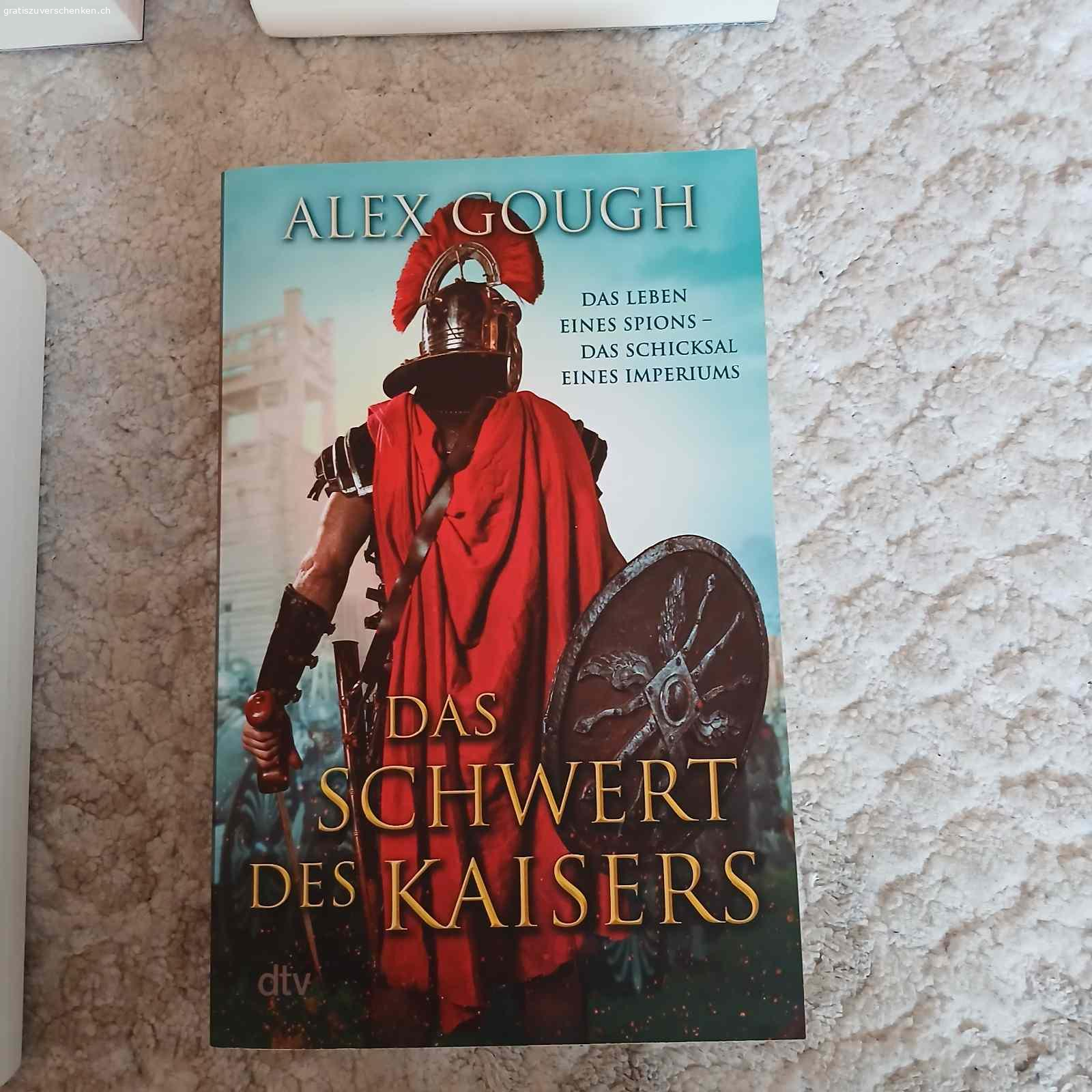 Diverse Bücher. A first Time for Everything von K. L. Walther

Fallen Kingdom von Dana Müller-Braun

Sieben Heere von Tobias O. Messner

Alex Goughs Die Assasinen von Rom Reihe 
(Band 1 bis 3)

Man kann die Bücher einzeln und mehrere aufs mal abholen