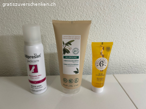 Diverse Kosmetika zu verschenken