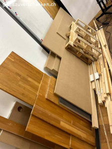 Diverses Holz, Platten und Leisten. Alles auch einzeln abzugeben