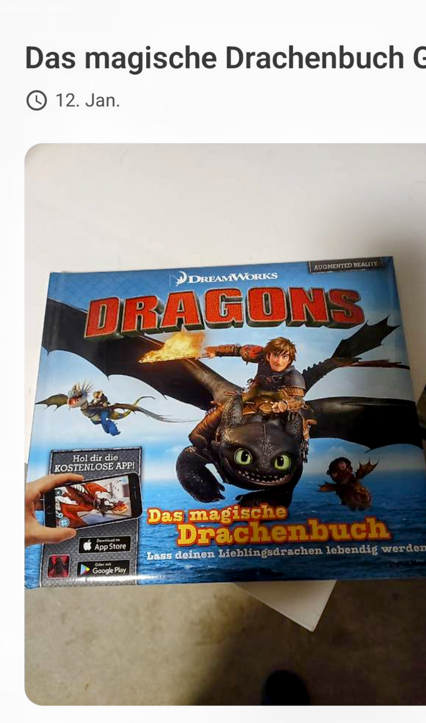 Drachen Buch. Drachen Buch zu verschenken wegen nicht Gebrauch 
Bei Interesse per SMS  schreiben
Kein E-Mail bitte