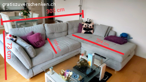 Ausziehbares Ecksofa (Schlafsofa)