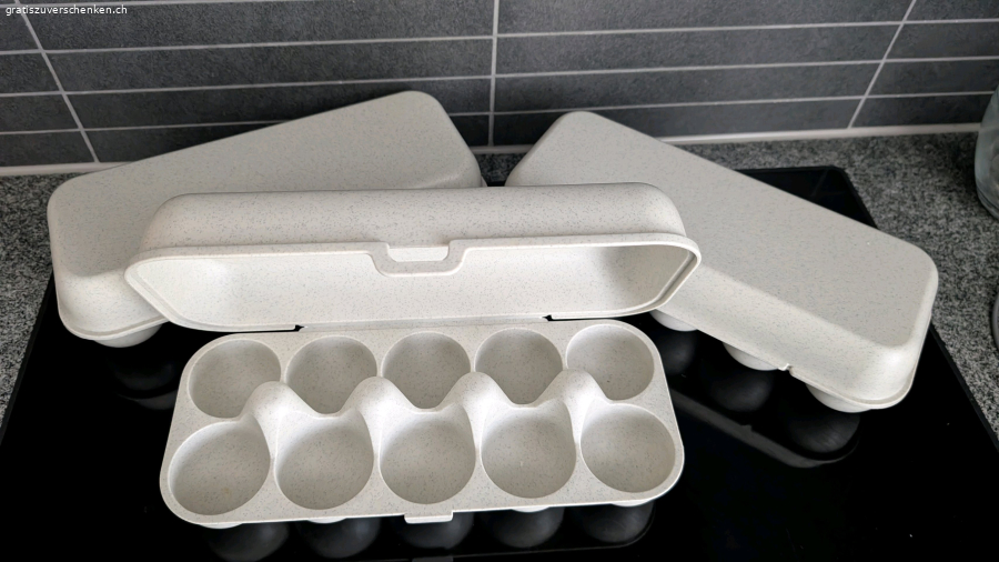 Eierboxen zu verschenken