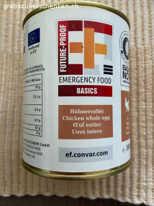 Emercency Food Hühnervollei Pulver