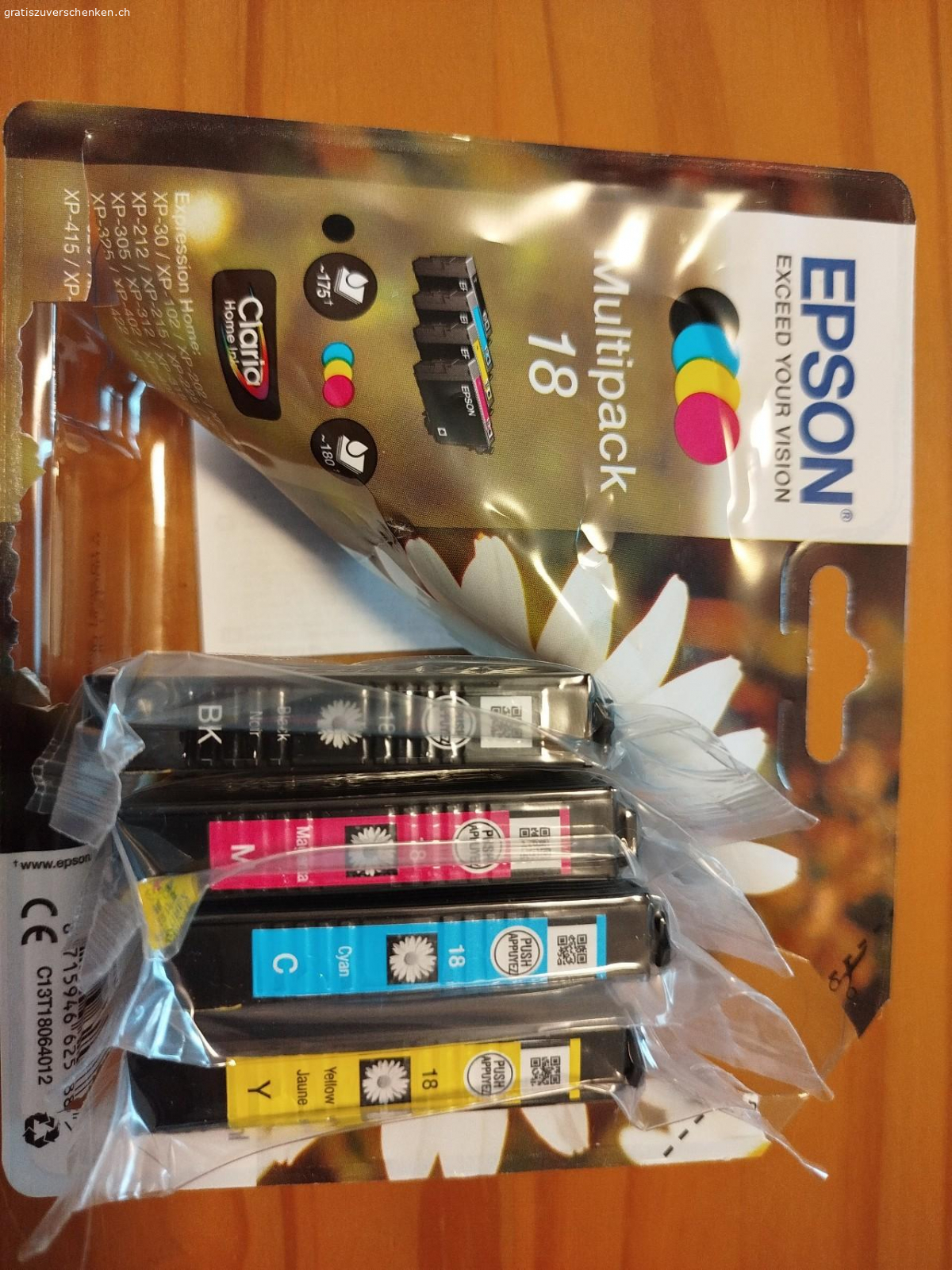 Epson Tinte. Abzuholen in Doppleschwand oder gegen Porto.