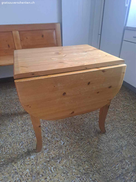 Esstisch/Schreibtisch aus Massivholz