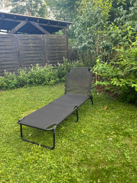 FIAM Liegestuhl schwarz