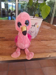 Flamingo-Plüschtier. Flamimgo-Plüschtier
