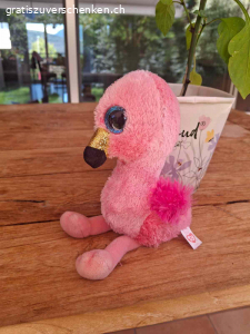 Flamingo-Plüschtier. Flamimgo-Plüschtier
