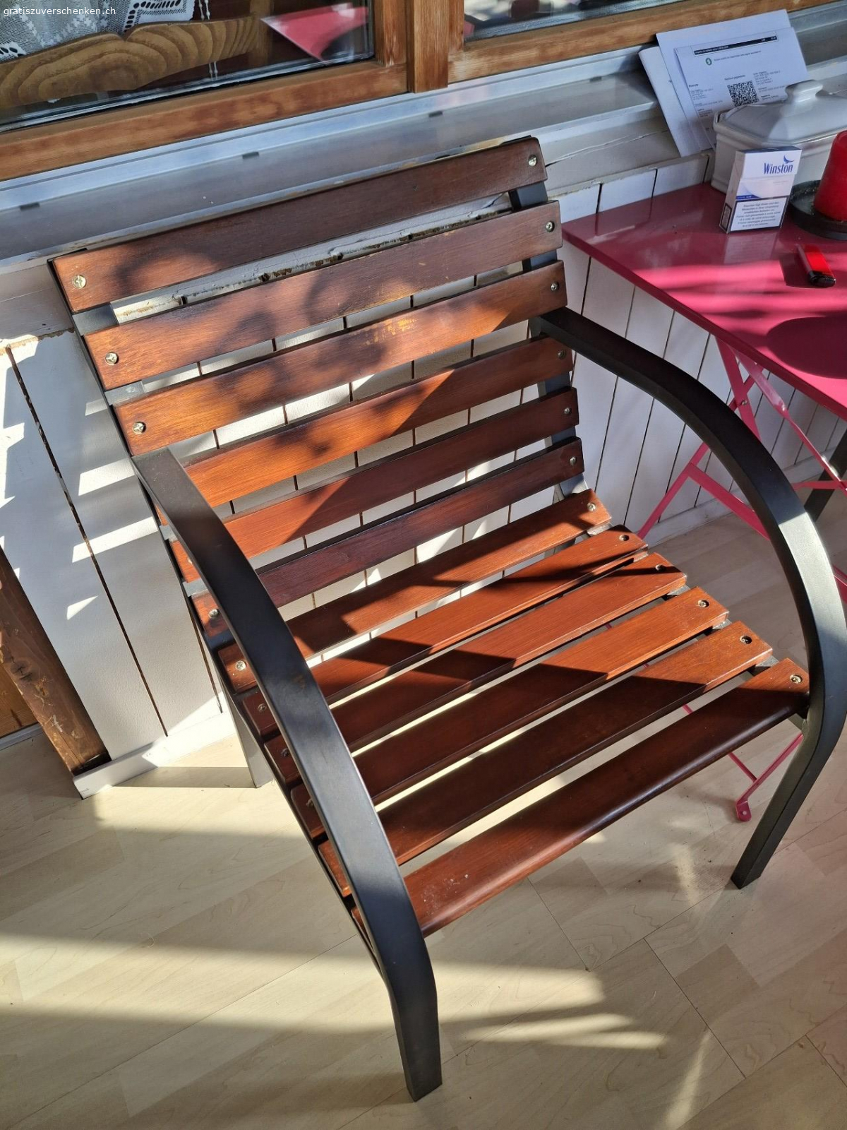 gartenmöbel. gebrauch spuren