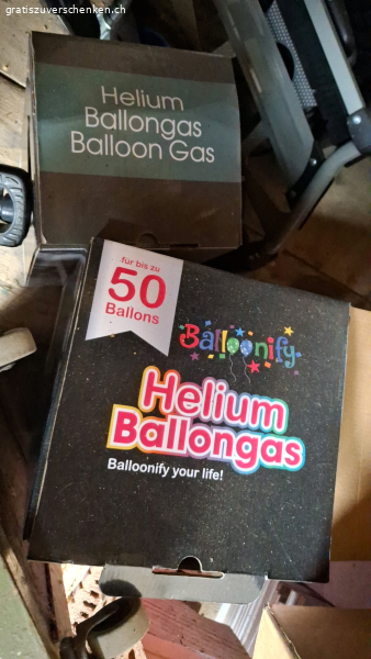 Gas zum befüllen von Luftbalone