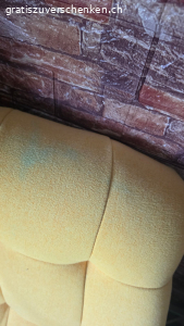 Gelbe Relaxliege / Chaiselongue