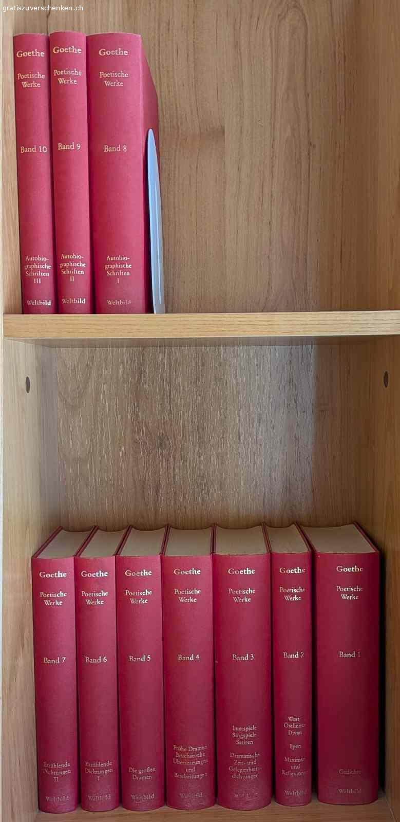 Goethe-Gesamtwerk. ... in 10 Bänden