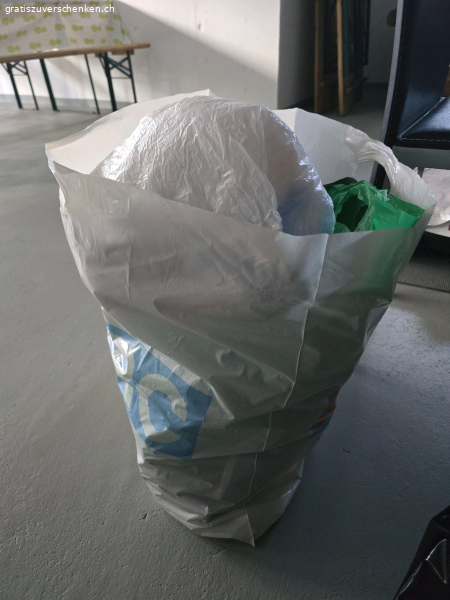 grosser Sack Plastiktüten