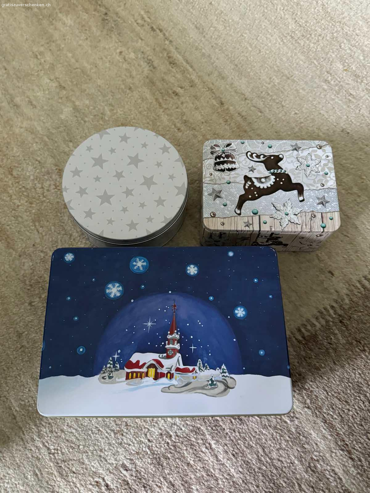 Guetsli Dosen. 3 schöne Guetsli Dosen. Muss abgeholt werden