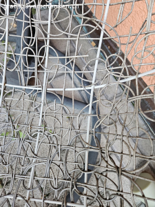 Hängekorb...vom Hagelgetroffen