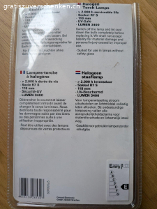 Halogen Stablampen