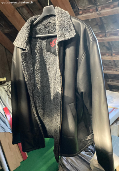 Herren Kunstlederjacke XL