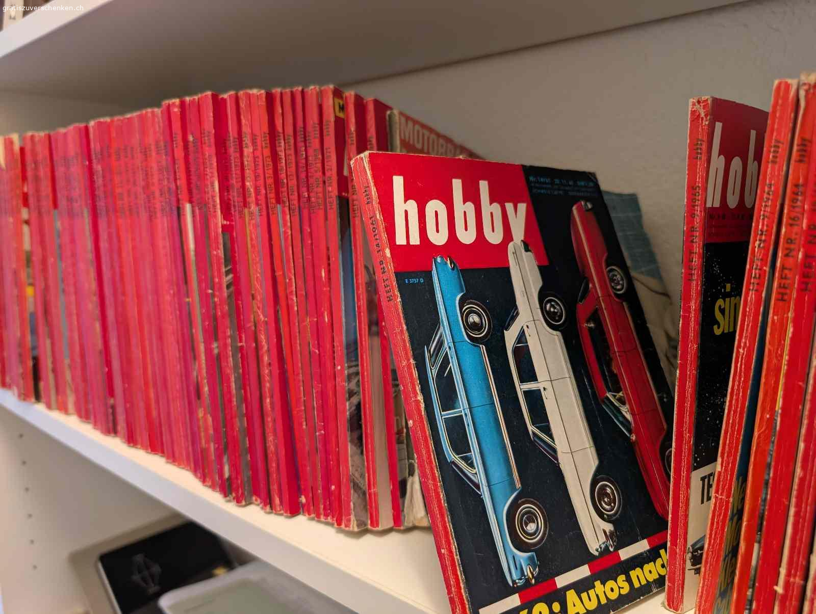 Hobby - Magazin der Technik. Ca 120 Magazine - verschiedene Jahrgänge ( 1960 / 1968 / 1970 etc)