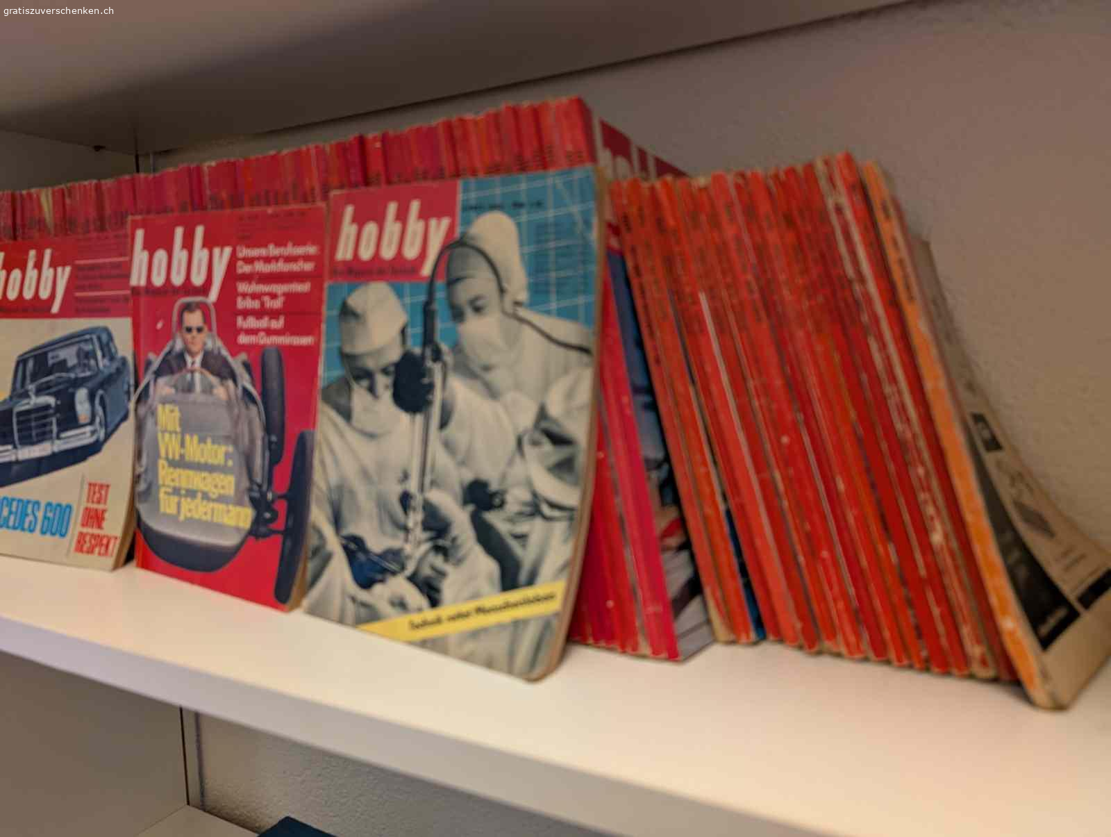 Hobby - Magazin der Technik. Ca 120 Magazine - verschiedene Jahrgänge ( 1960 / 1968 / 1970 etc)
